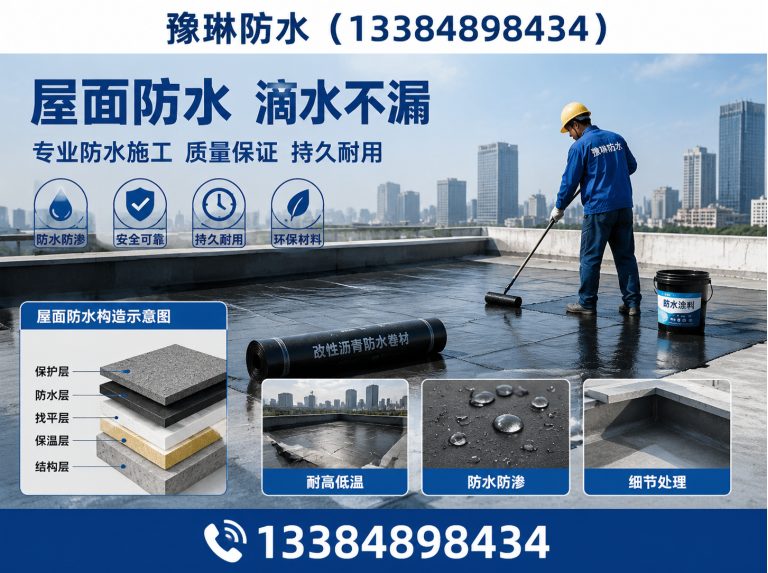 回民区屋面防水展示图